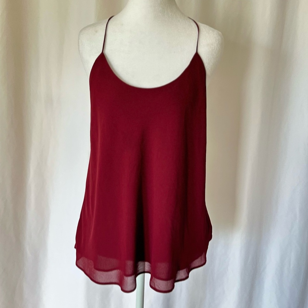 BE COOL Burgundy Camisole Top